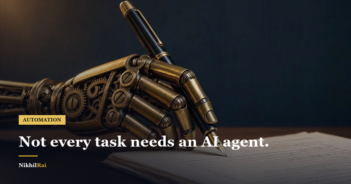 AI agents vs workflow automation for small business cover image