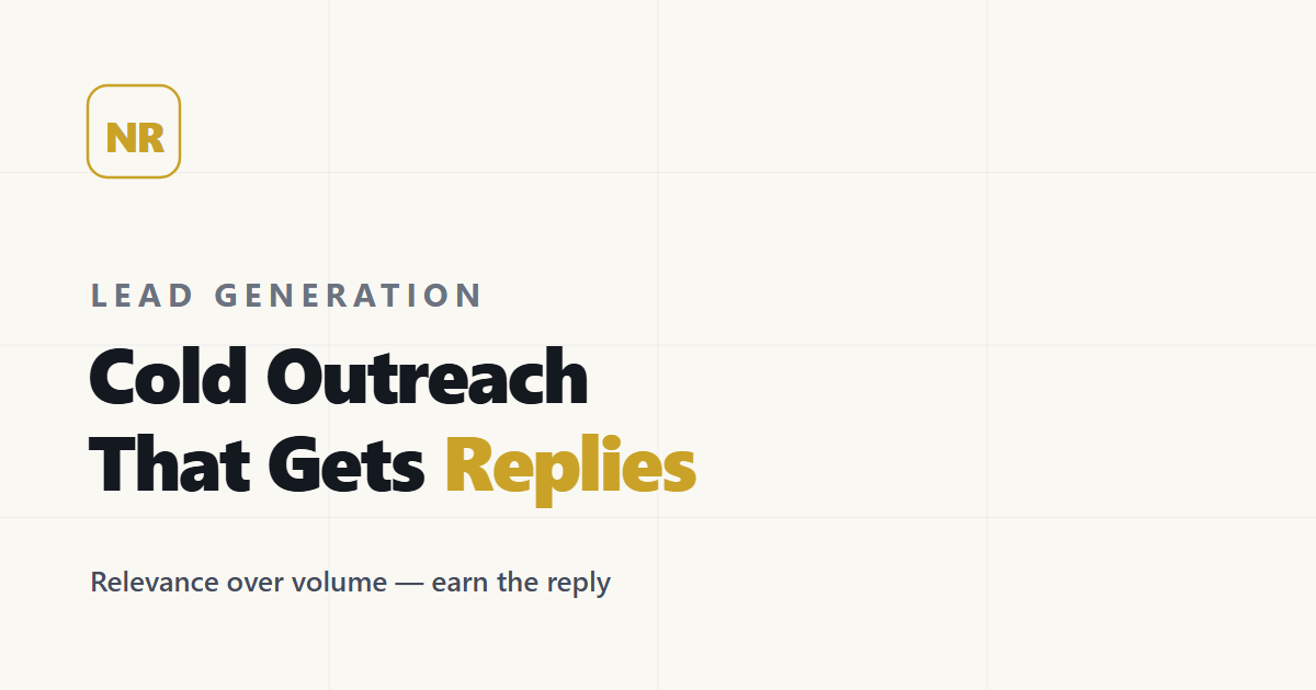 Outreach Frío Que Realmente Consigue Respuestas
