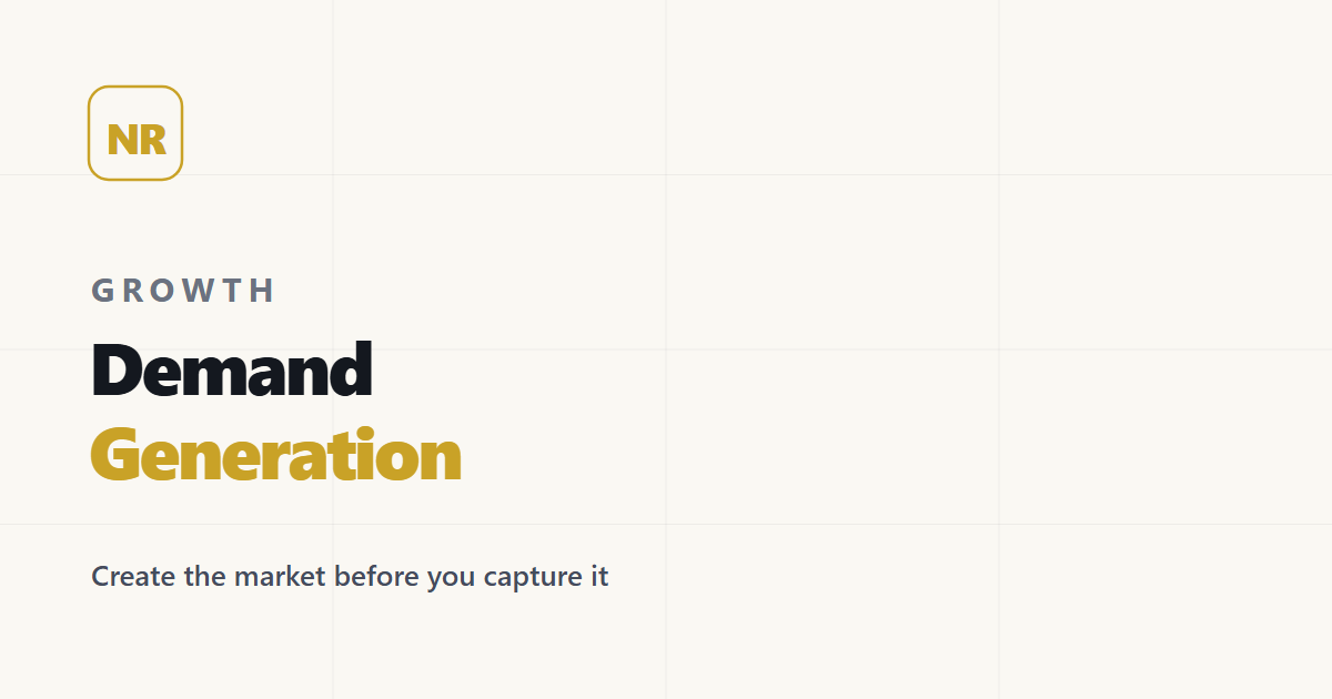 Demand Generation: Un Playbook Práctico para el Pipeline