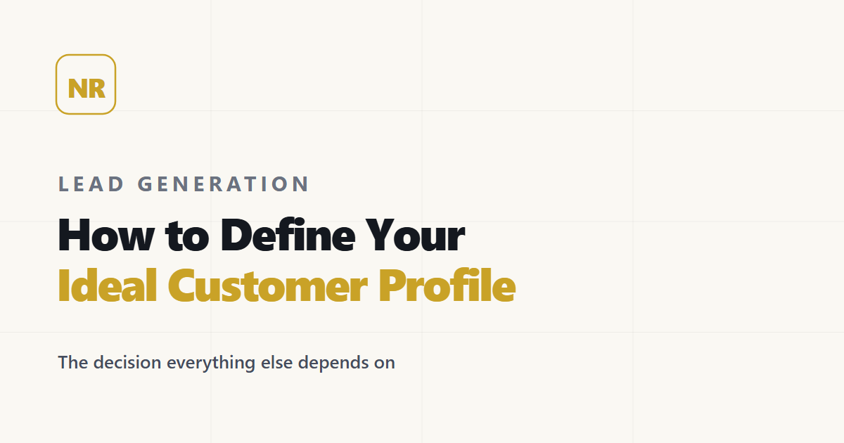 Cómo Definir Tu Perfil de Cliente Ideal (ICP)