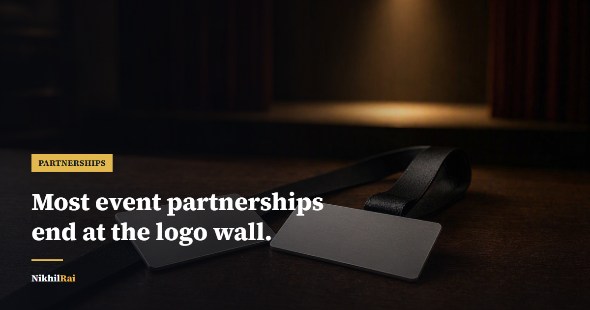 Strategic event partnerships cover image